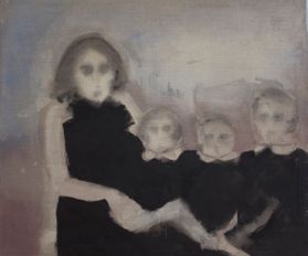 Family portrait, 105 x 90 cm, acrylic on linen, 2017