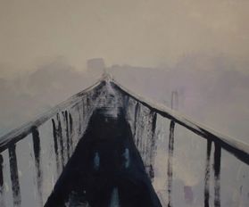 Bridge, 200 x 120 cm, acrylic on canvas, 2017
