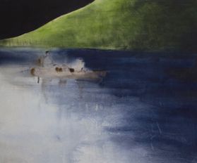 Boat, 120 x 90 cm, acylic on canvas, 2017